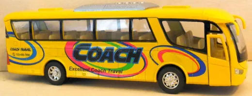 Reisecar Coach Travel gelb