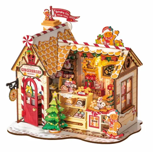 Modellbausatz Lebkuchen-Haus von Robotime
