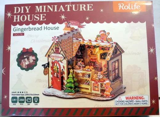 Modellbausatz Lebkuchen-Haus von Robotime