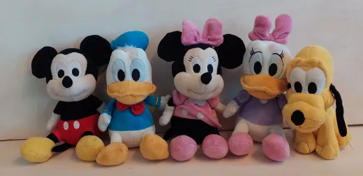 Disney Plüschfiguren – Mickey & Freunde, 5er-Set