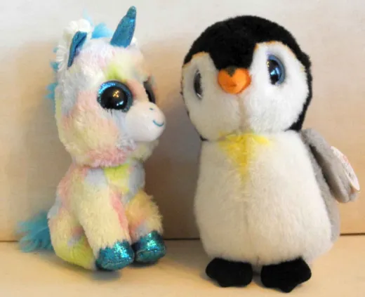 TY Plüschtiere – Einhorn & Pinguin im 2er-Set