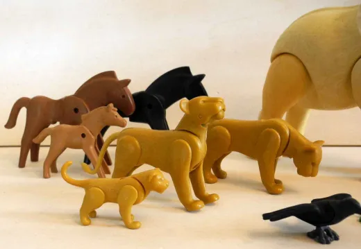 Playmobil Wildtier-Set mit Elefant, Löwen und Wildpferden