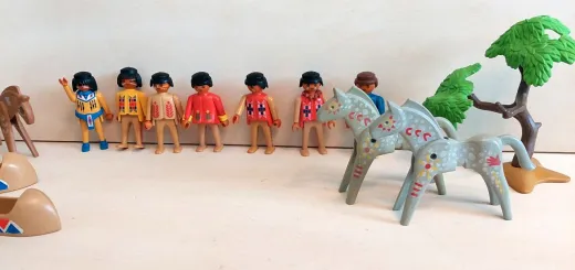 Playmobil Indianer-Set mit Kanus und Pferden