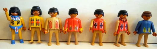 Playmobil Indianer-Set mit Kanus und Pferden