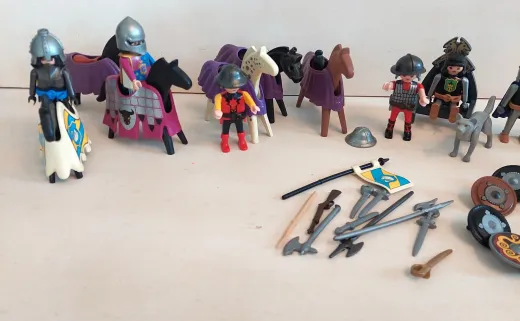 Playmobil Ritter-Set mit Pferden und Wolf