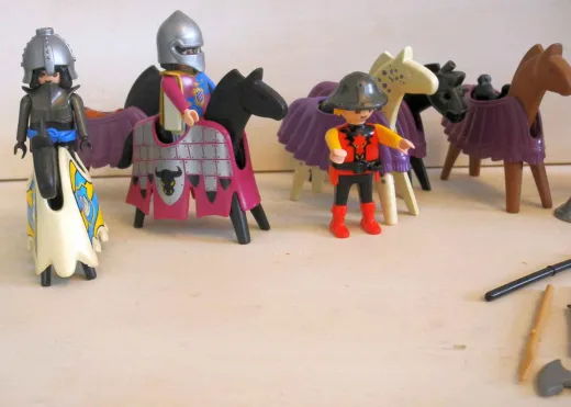 Playmobil Ritter-Set mit Pferden und Wolf