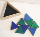 Dreieck grün + blau