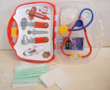 Arztkoffer rot von klein - fast NEU