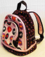 Rucksack braun/rosa