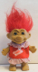 Troll mit rotem Kleid Mama Knolli