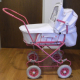Puppenwagen weiss/pink