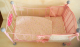 Puppenbett rosa aus Metall von Annabelle