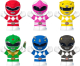 Little People Collector Power Rangers, 6 Figuren - NEU