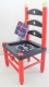 Muffy VanderBear Abearicana Stars and Stripes Furever Ladder-back Chair