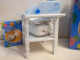 Muffy Vanderbear’s Splish-Splash Badezimmer-Set - Waschtisch und Waschschüssel
