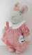 Muffy Vanderbear’s Hoppy VanderHare mit rosa Kleid Signature
