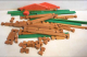 Grand Teton National Park. Log Cabin Building Set