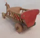 Altes Holz-Pferdegespann mit Leiterwagen – 1950er-Jahre
