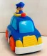 Polizei-Auto blau mit mechanischem Antrieb