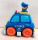 Polizei-Auto blau mit mechanischem Antrieb