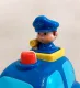 Polizei-Auto blau mit mechanischem Antrieb