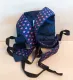 Puppentragsack blau/pink mit Elefantenmotiv von Bayer Design