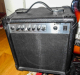 E-Gitarre mit Hülle und Verstärker
