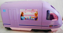 Barbie Eisenbahnwagen lila