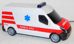 Ambulanz-Fahrzeug weiss/rot