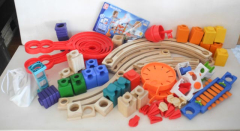 Kugelbahn Hape Quadrilla Super Spiralburg aus Holz