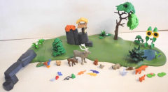 Waldtiere mit Landschaften