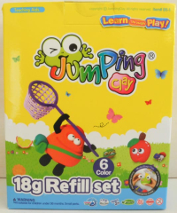 JumPingClay Lufttrocknende Modeliermasse Nachfüll-Set - NEU