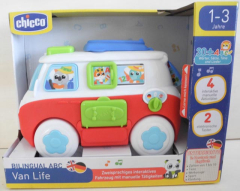 Campingbus zweisprachiges interaktives Lernfahrzeug von Chicco - NEU