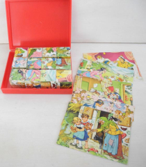Würfelpuzzle Märchen - 12 Teile