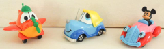 3 Fahrzeuge von Walt Disney