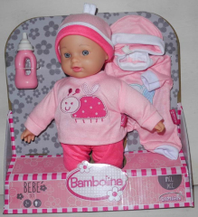 Puppe Bambolina Bebé mit Zubehör - NEU