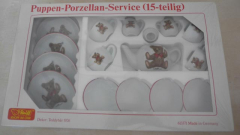 Steiff Puppen-Porzellan-Service Bären-Sujets Dekor Teddybär 1926