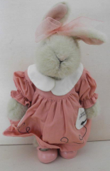Muffy Vanderbear’s Hoppy VanderHare mit rosa Kleid Signature