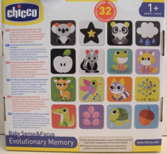 Chicco Memo für Kleinkider Baby Sense & Focus Evolutionary Memo - NEU