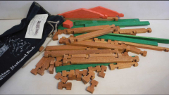 Grand Teton National Park. Log Cabin Building Set