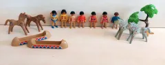Playmobil Indianer-Set mit Kanus und Pferden
