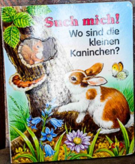 Such mich! Wo sind die kleinen Kaninchen?